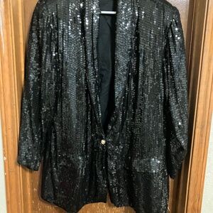 Sequin party blazer